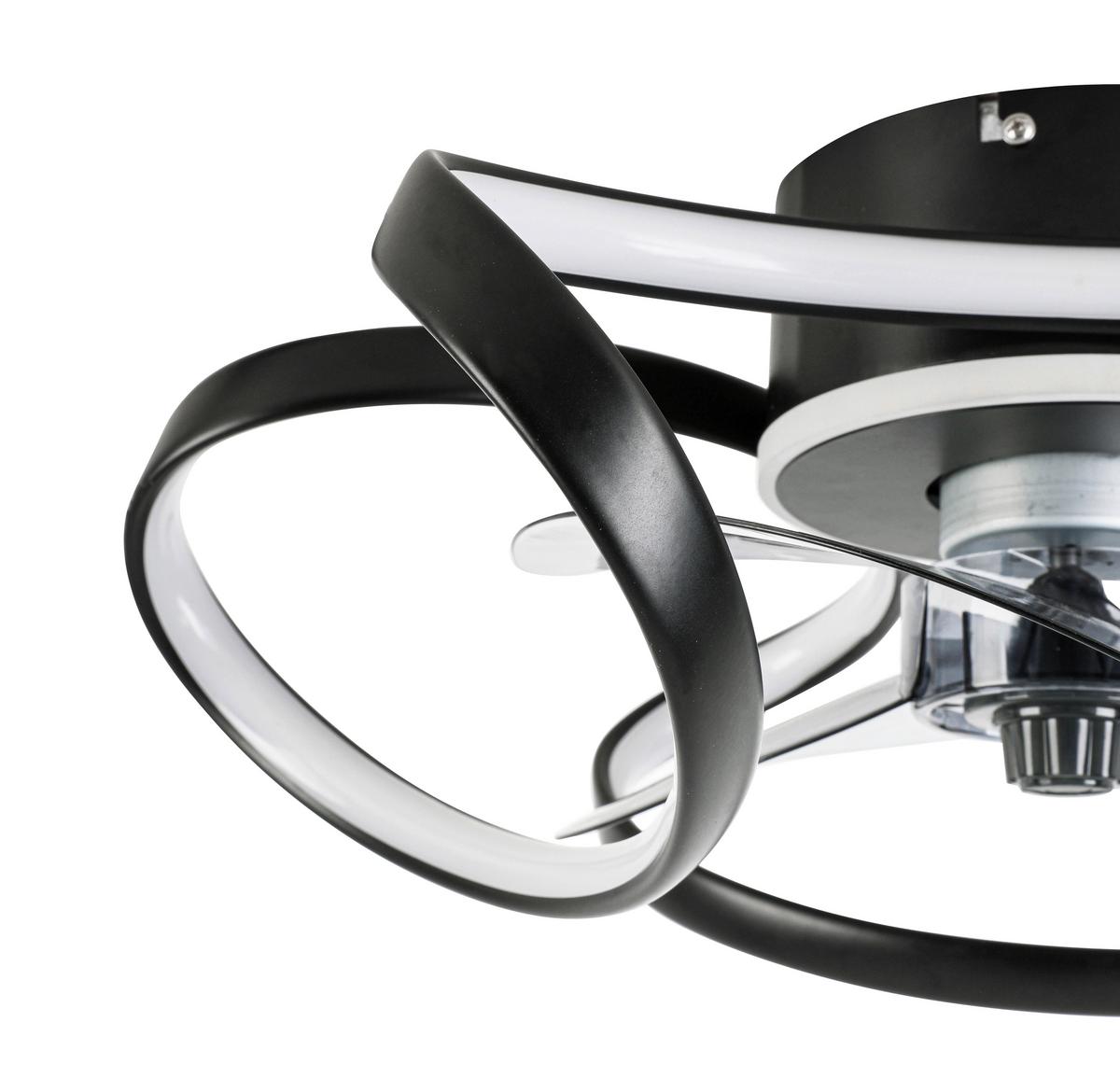 LED Mennyezeti Lámpa Kiz - áttetsző, Modern, műanyag/fém (45/19cm) - Modern Living