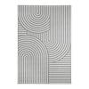 Covor cu țesătură plată Noah 1 - gri deschis/alb, Modern, plastic (190/250cm) - Mömax