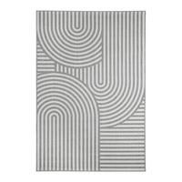 Ravno Tkana Preproga Noah 1 - bela/svetlo siva, Moderno, umetna masa (190/250cm) - Mömax