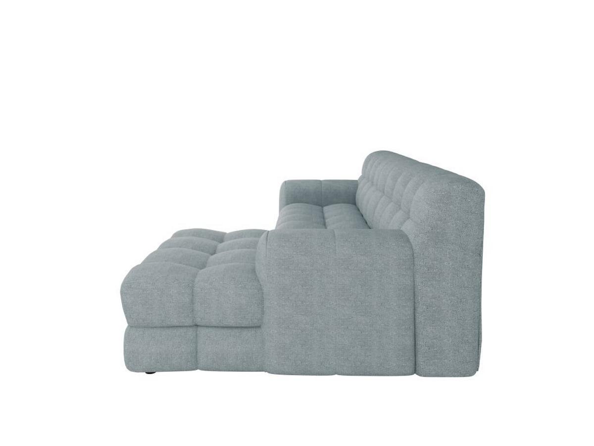 Kutna Garnitura Karl - plavkastosiva/crna, Moderno, tekstil/plastika (287/169cm) - Modern Living