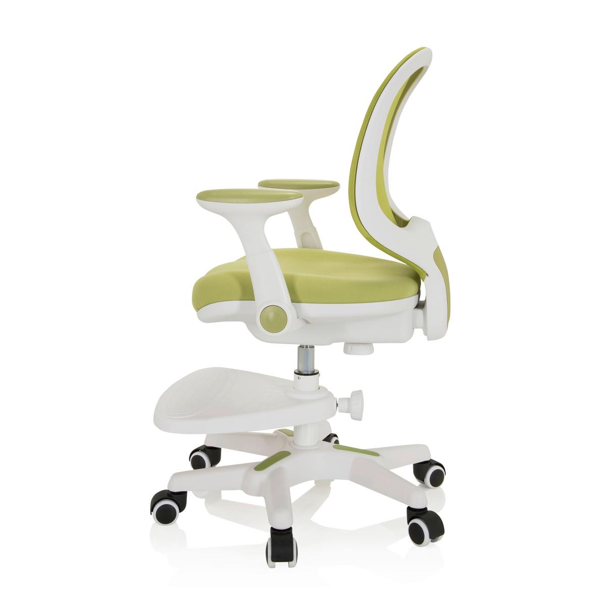 Otroški Vrtljivi Stol Kid Ergo, Zelena - bela/svetlo zelena, Moderno, umetna masa/tekstil (56/89/52cm) - MID.YOU