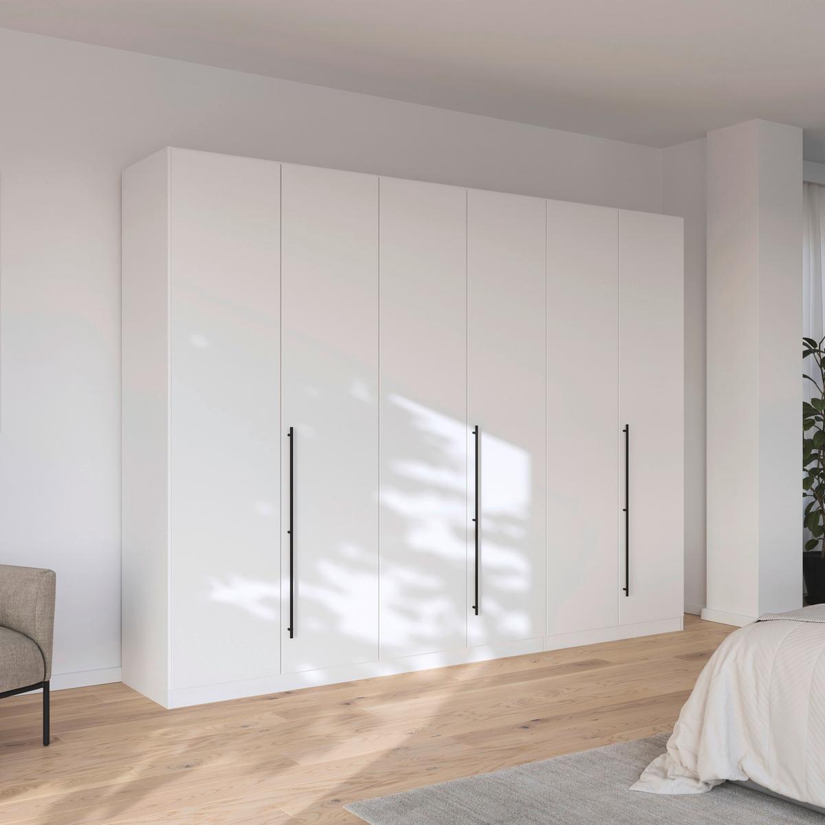 Ormar Sa Klasičnim Vratima Safari - siva/bela, Konvencionalno, metal/pločasti materijal (271/210/54cm) - Modern Living