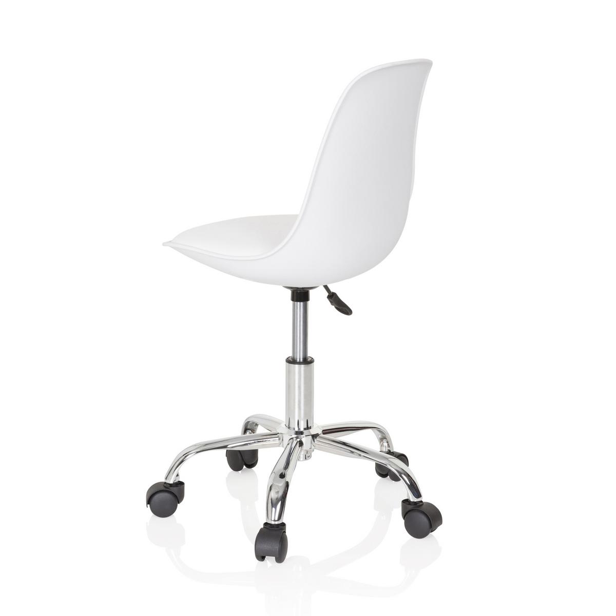 Mladinski Vrtljivi Stol Fancy Ii, Bela - bela, Basics, umetna masa/tekstil (40/72-82/44cm) - MID.YOU