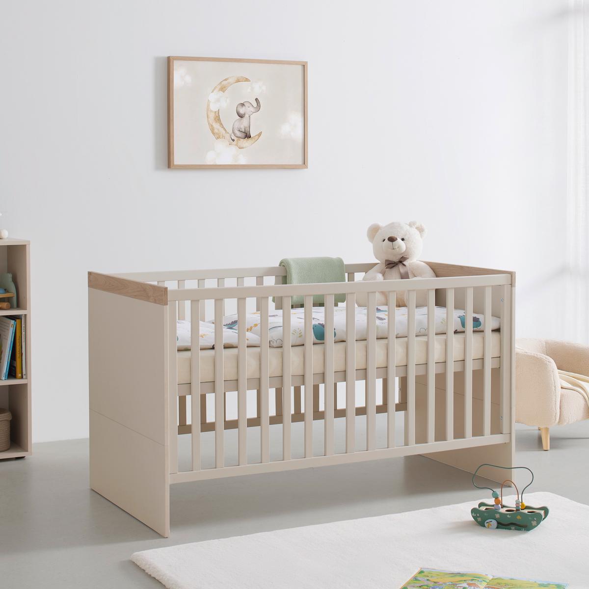 Gitterbett Dolce Bambino Kaschmirfarben - Kaschmir, KONVENTIONELL, Holzwerkstoff (70/140cm) - Roba