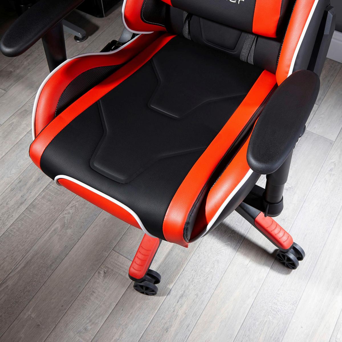 Gamingsessel Agility ca. 59,9x122x66cm Rot/Schwarz - Rot/Schwarz, MODERN, Kunststoff/Textil (59,9/122/66cm) - X Rocker