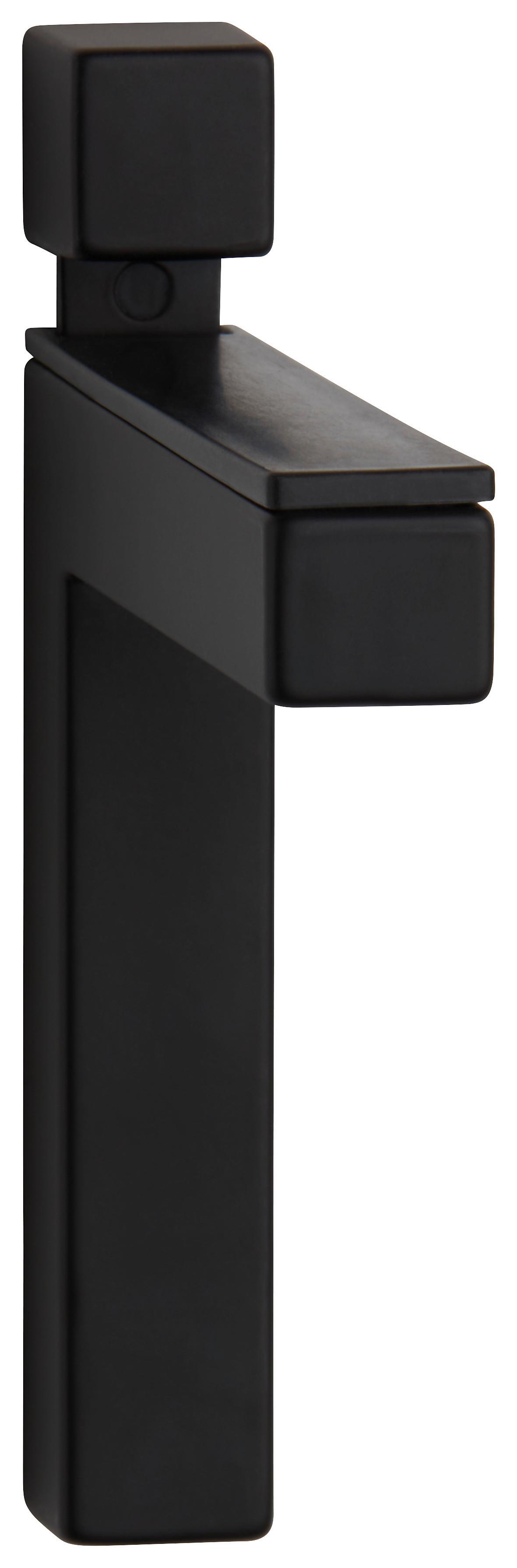 Wandhalter Elle aus Metall in Schwarz - Schwarz, Modern, Metall (2/12/10cm) - Mömax