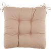 Sitzkissen Elli in Beige ca. 40x40cm - Beige, Konventionell (40/40/7cm) - Mömax