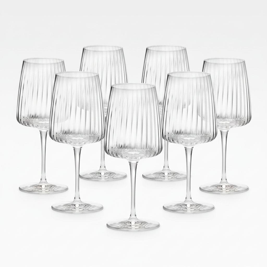Gläserset Klar 6 Stk. - Klar, KONVENTIONELL, Glas (535ml) - Van Well