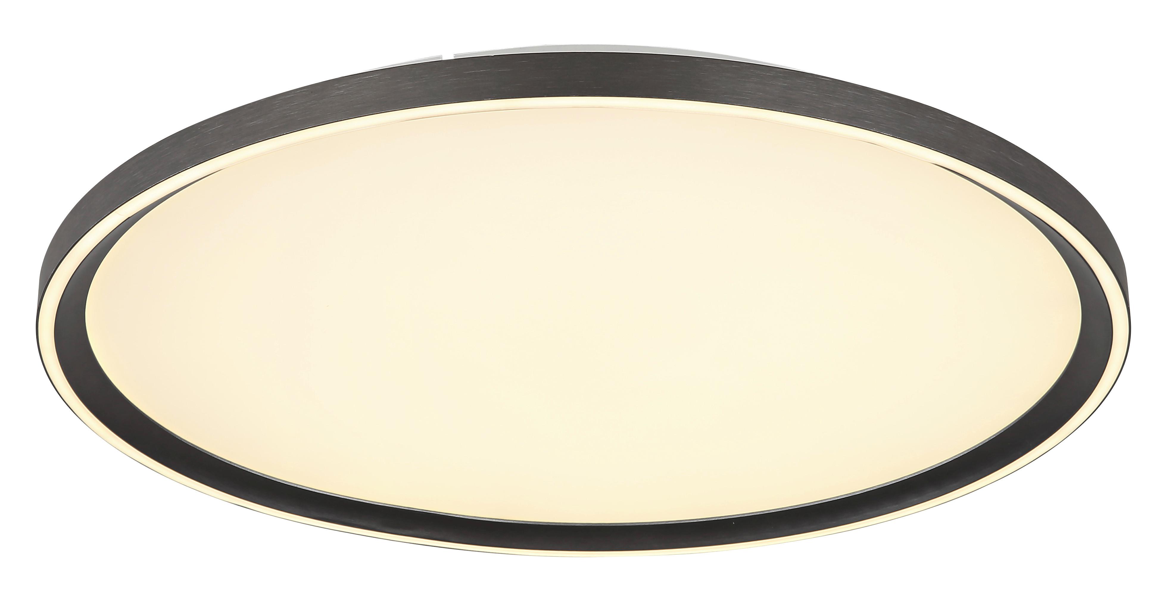 LED-DECKENLEUCHTE 48802-48 - Opal, Basics, Kunststoff/Metall (50/5,5cm) - Globo