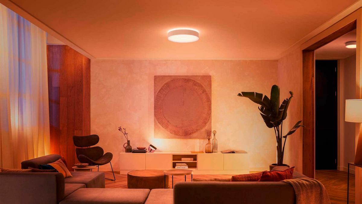 LAMPA SUFITOWA LED 4116031P6 HUE ENRAVE L - biały, Design, tworzywo sztuczne (42,5/8,4cm) - Philips HUE