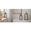 LYKTA PURE - svart, metall/trämaterial (16/39,5/17cm) - Premium Living