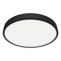 LED Mennyezeti Lámpa Lenys 27cm - fekete/fehér, műanyag/fém (27/3/27cm)