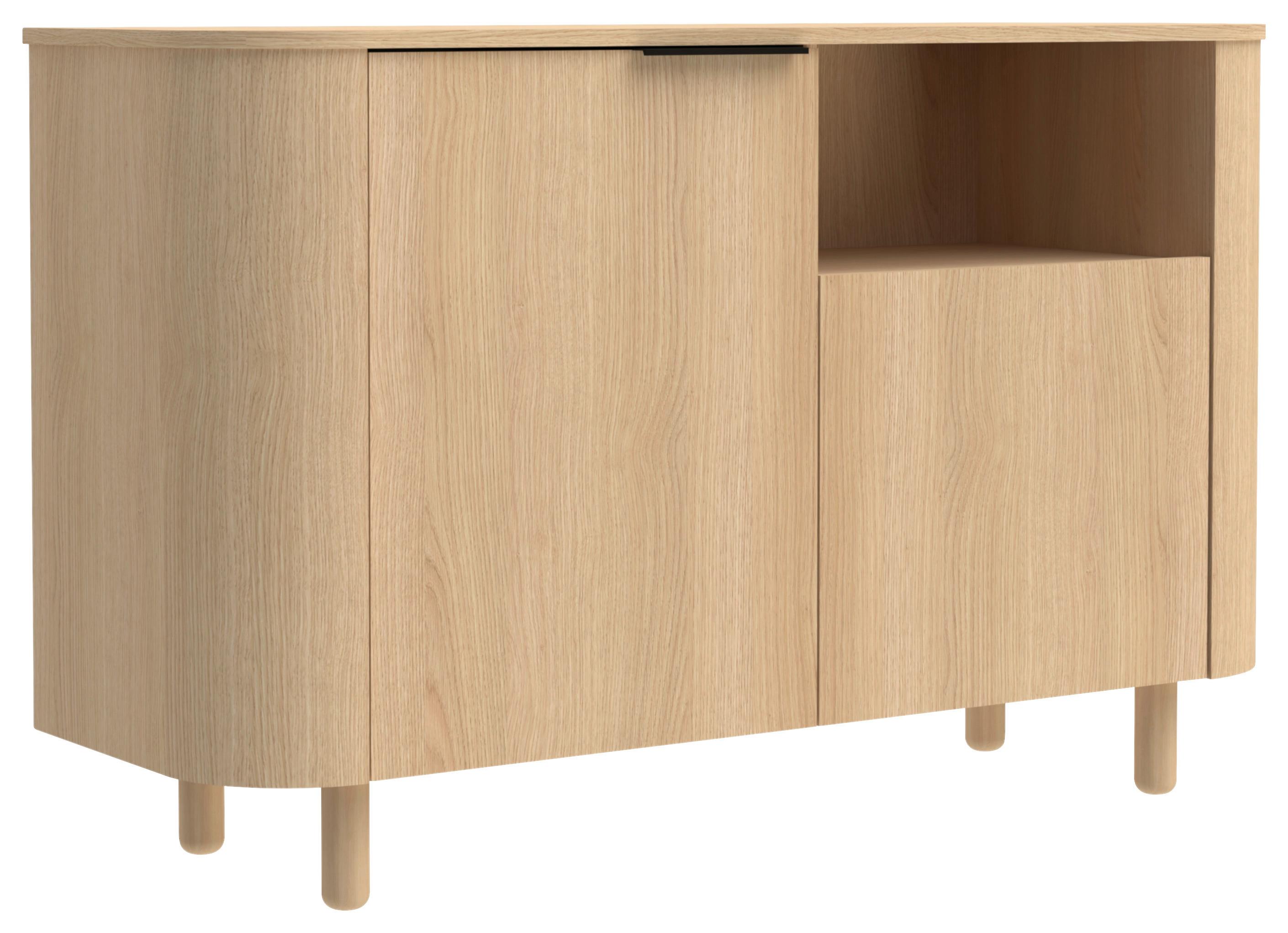 Kommode Roma Eichefarben - Eichefarben, MODERN, Holz/Holzwerkstoff (131/82/43cm) - Mömax