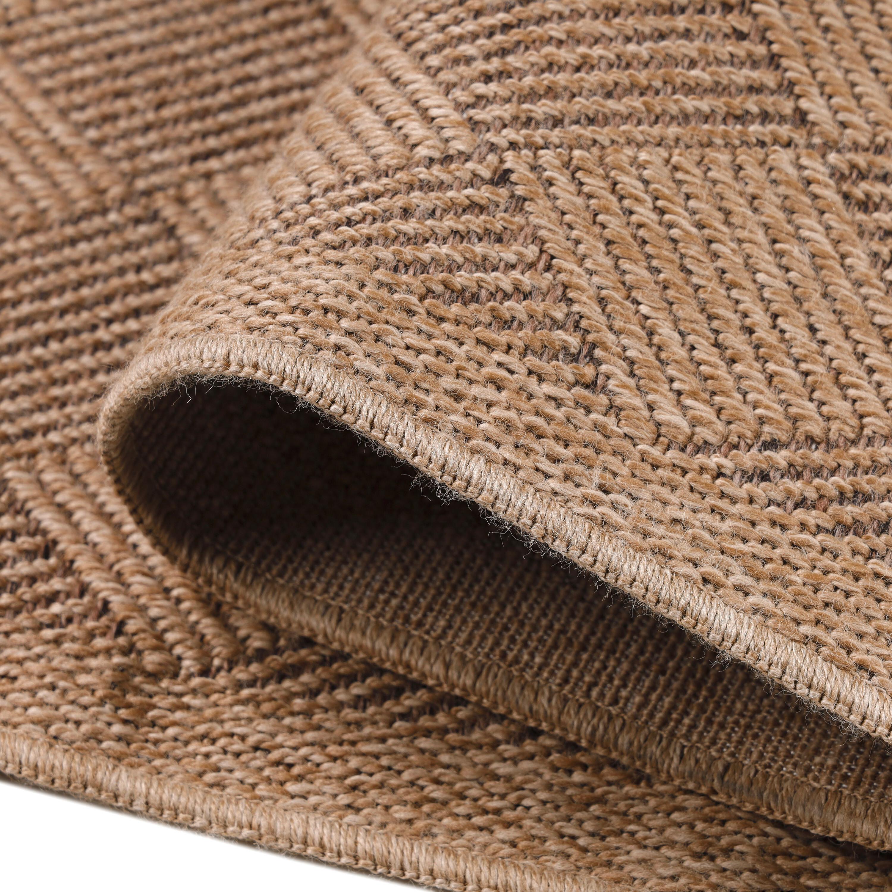 Outdoorteppich Dhaka Beige ca. 160x230cm - Hellgrau, Basics, Textil (160/230cm) - Novel