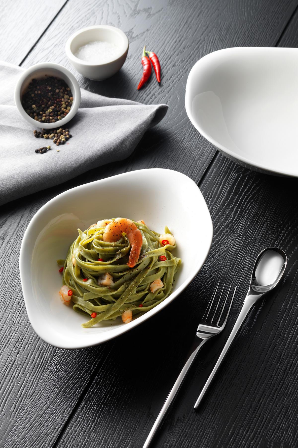 KOMPLET TALERZY DO MAKARONU 1042578472 VILLEROY & BOCH - biały, Design, ceramika (27/20cm) - Villeroy & Boch