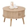 SOFFBORD SKANDY - naturfärgad, Modern, trämaterial/trä (60/40cm) - Premium Living