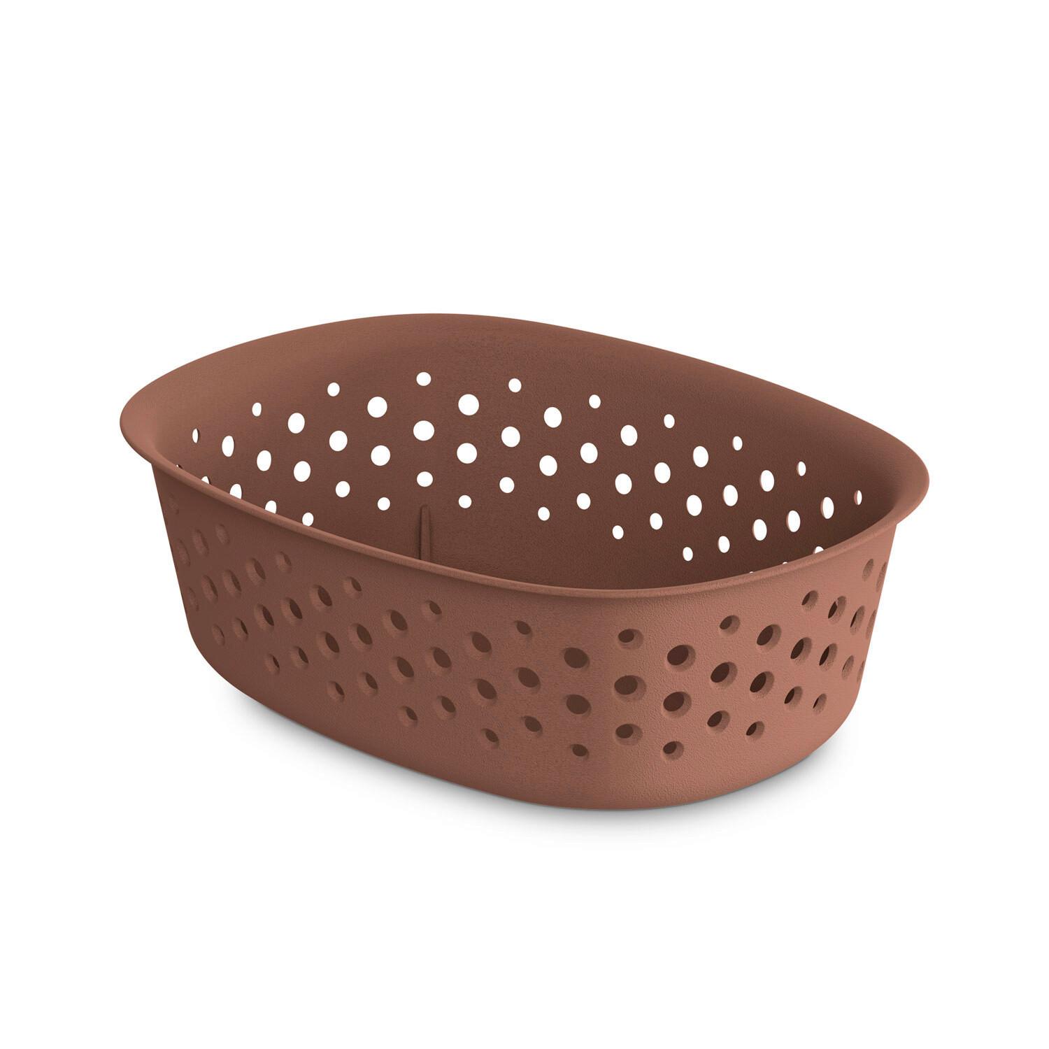 Coșuleț pentru depozitare Maja - cca. 0,8L - roșu închis, Modern, plastic (18,5/13,5/6cm) - Mömax