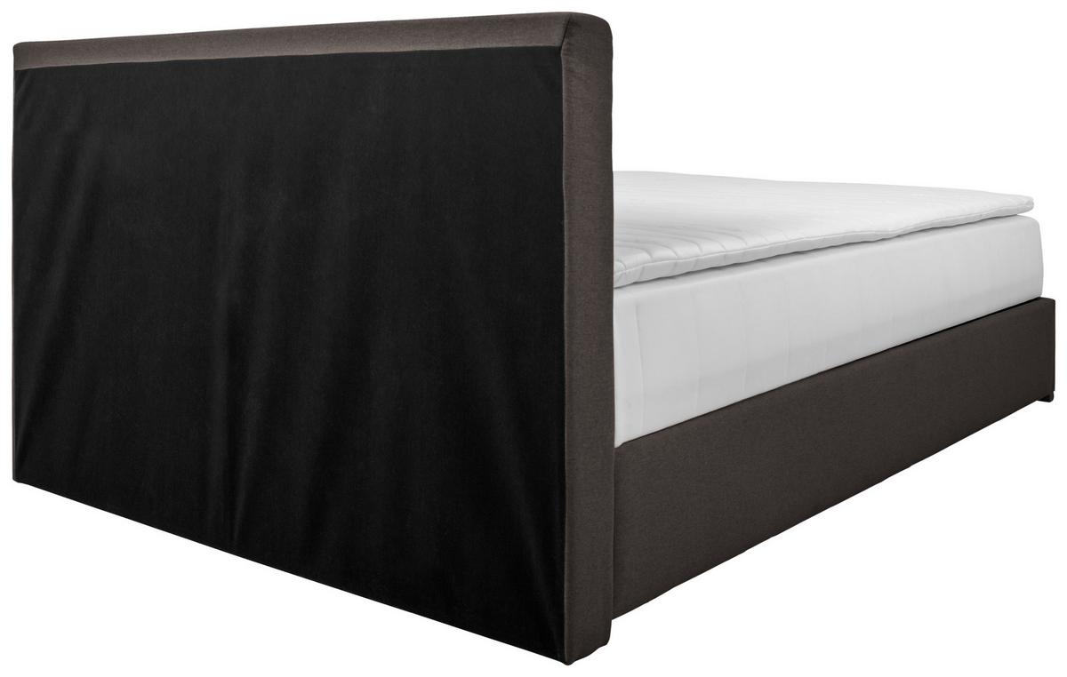 Tapecirani Krevet Cosi - boje kroma/antracit, Konvencionalno, drvo/metal (140/200cm)