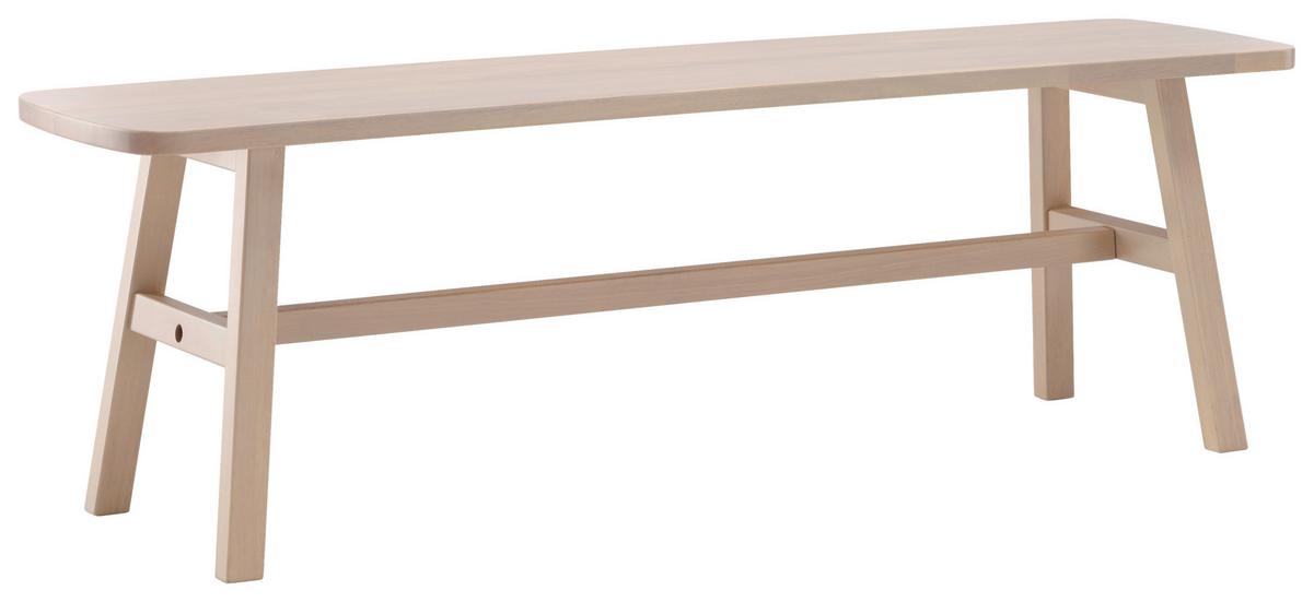 SITZBANK HÄLSÖ - Weiß, Design, Holz (140/45/35cm) - Livetastic