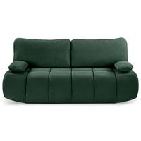 Schlafsofa Lauder Smaragdgrün - Smaragdgrün/Schwarz, Basics, Holz/Kunststoff (207/93/105cm) - MID.YOU