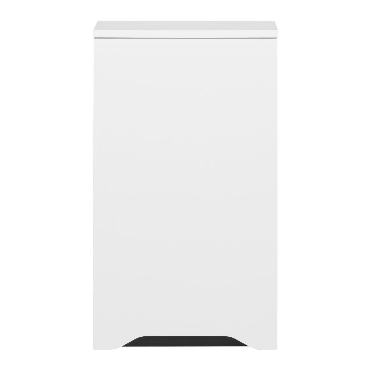 Oberschrank Wave II in Schwarz - Weiss/Schwarz, Modern, Holzwerkstoff (40/70/20cm) - Mömax