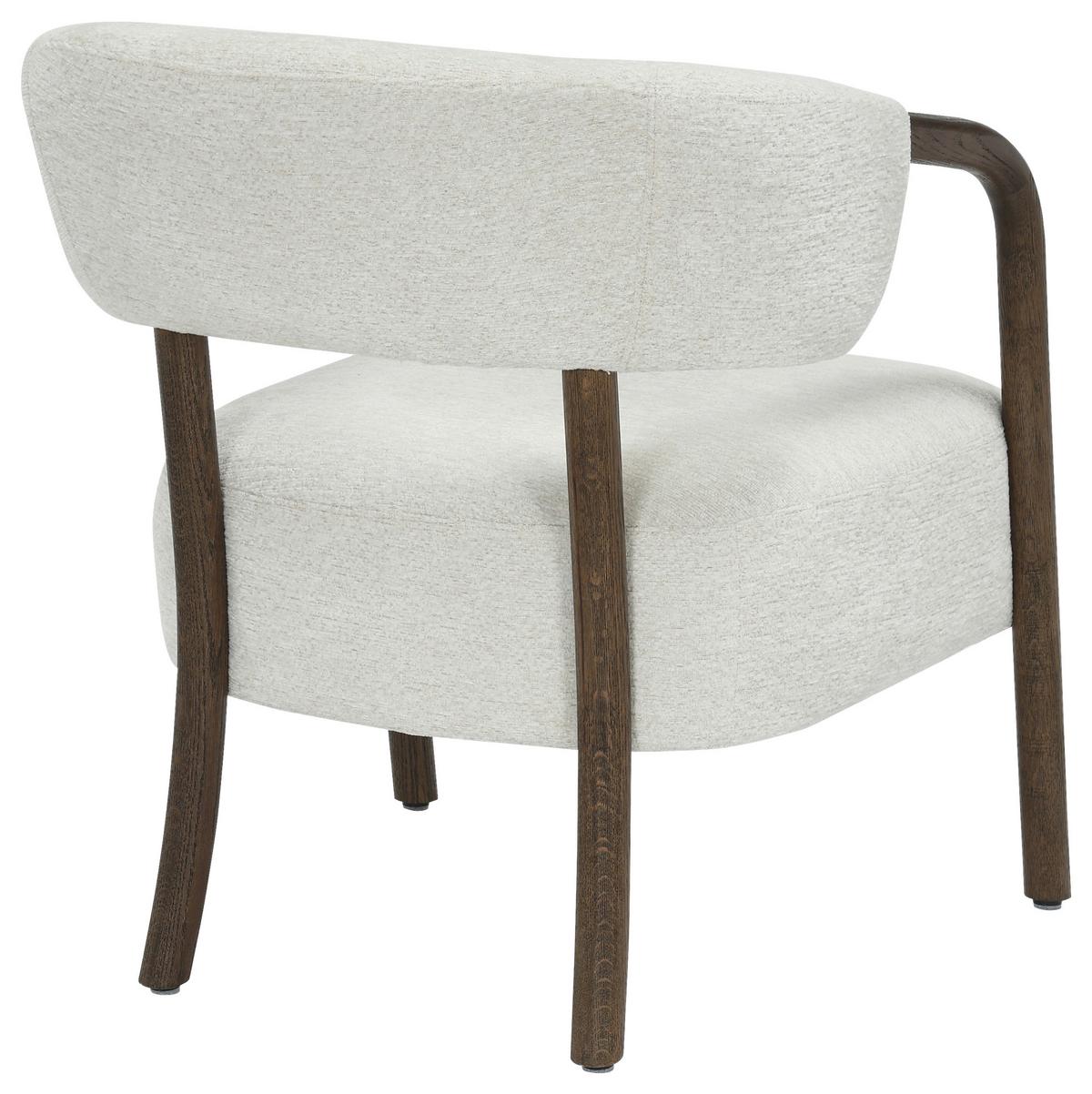 Tv Fotelja Colette - bijela/crno-smeđa, Moderno, drvo/tekstil (64/75/70cm) - Mömax