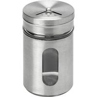 Gewürzdose Gemma in Edelstahlfarben - Edelstahlfarben, Glas/Metall (4,9/8cm) - Modern Living