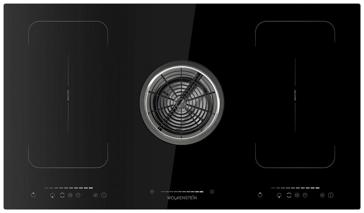 Induktionskochfeld IN4-DA-2FZA Schwarz - Schwarz, Basics, Glas (90/24,5/52cm) - PKM