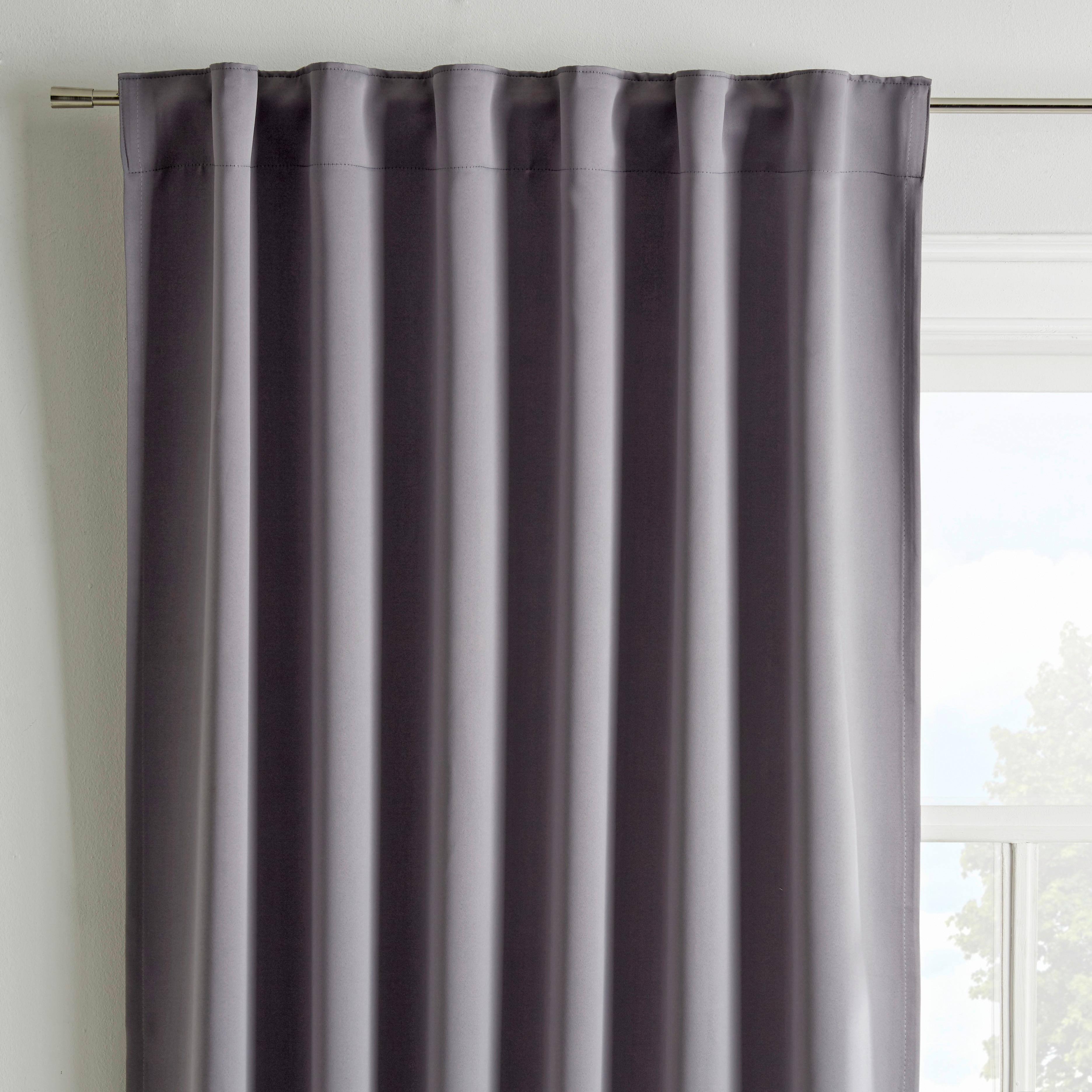 ZASŁONA ZACIEMNIAJĄCA RICCARDO - antracytowy, Modern, tkanina (140/245cm) - Premium Living