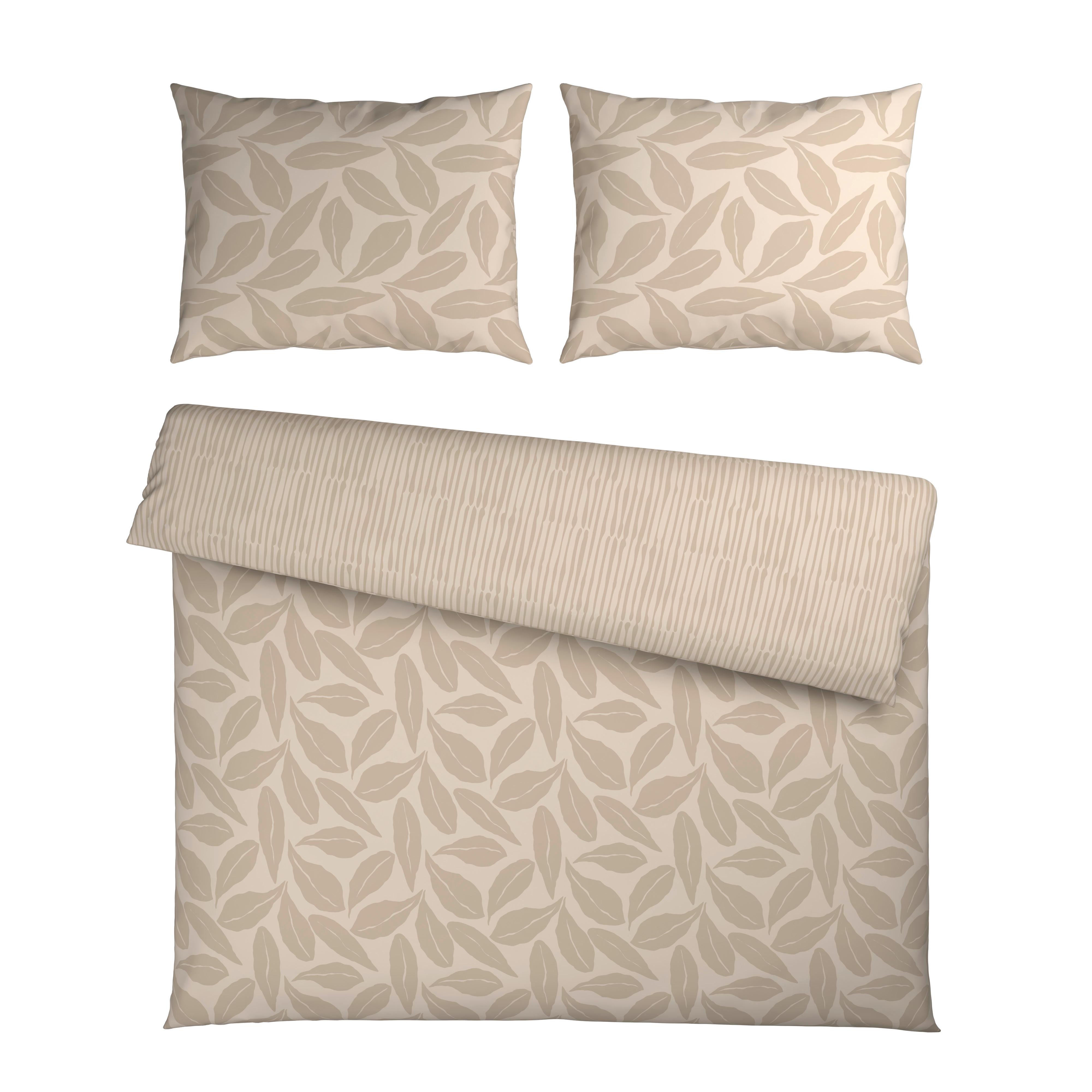 Posteljnina Nature Home Wende Xxl - bež, tekstil (200/200cm) - Mömax