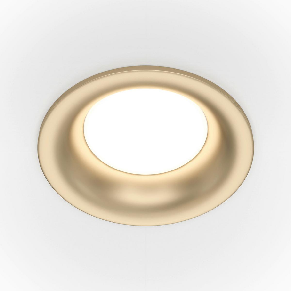 DECKENLEUCHTE SLIM - Goldfarben, Modern, Metall (8,5/3cm) - MAYTONI