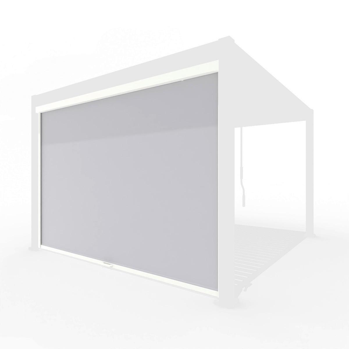 Rolo Za Pergolo Rollo, Bela, 248,5cm - bela/visoki sijaj, Basics, kovina/tekstil (248,5/236,5/9cm) - Gardenson