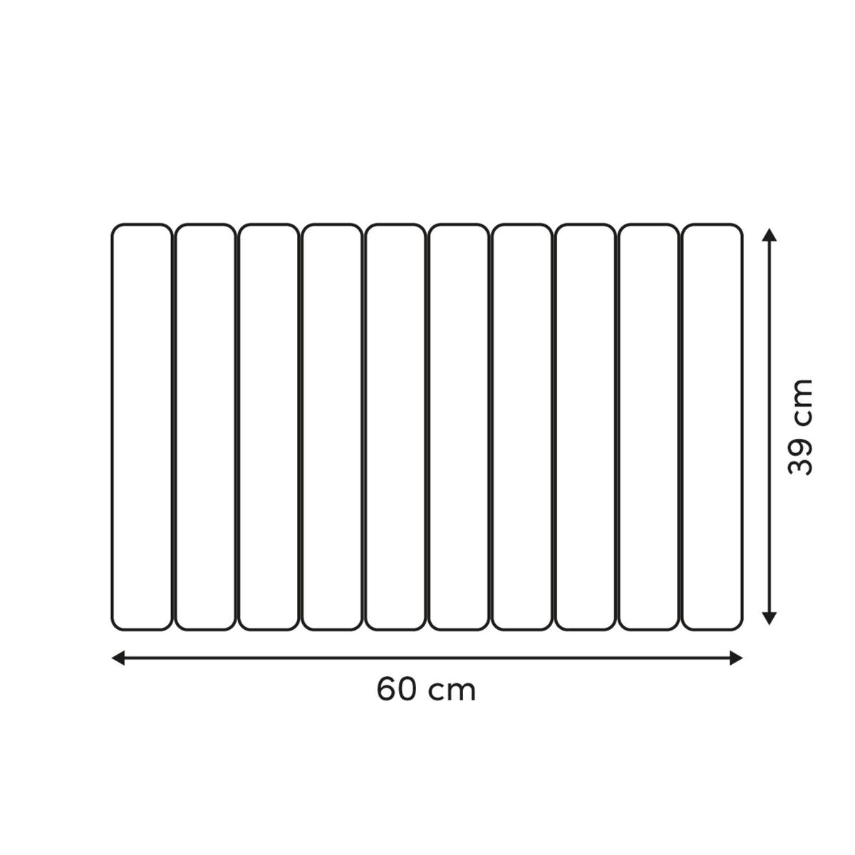 Covor baie Ted cca. 39x60 cm - bej, Basics, materiale naturale (39/60cm)