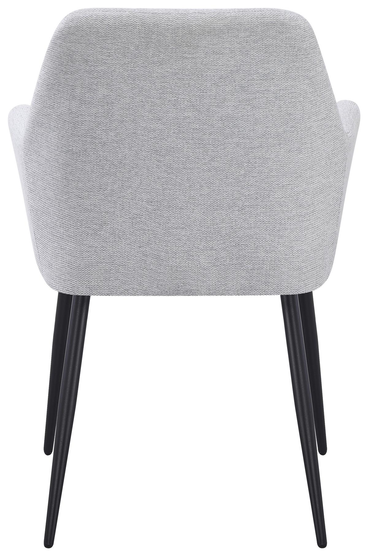 Naslanjač Joe Ii, Svetlo Siva - črna/svetlo siva, Konvencionalno, kovina/tekstil (58/86/61cm)