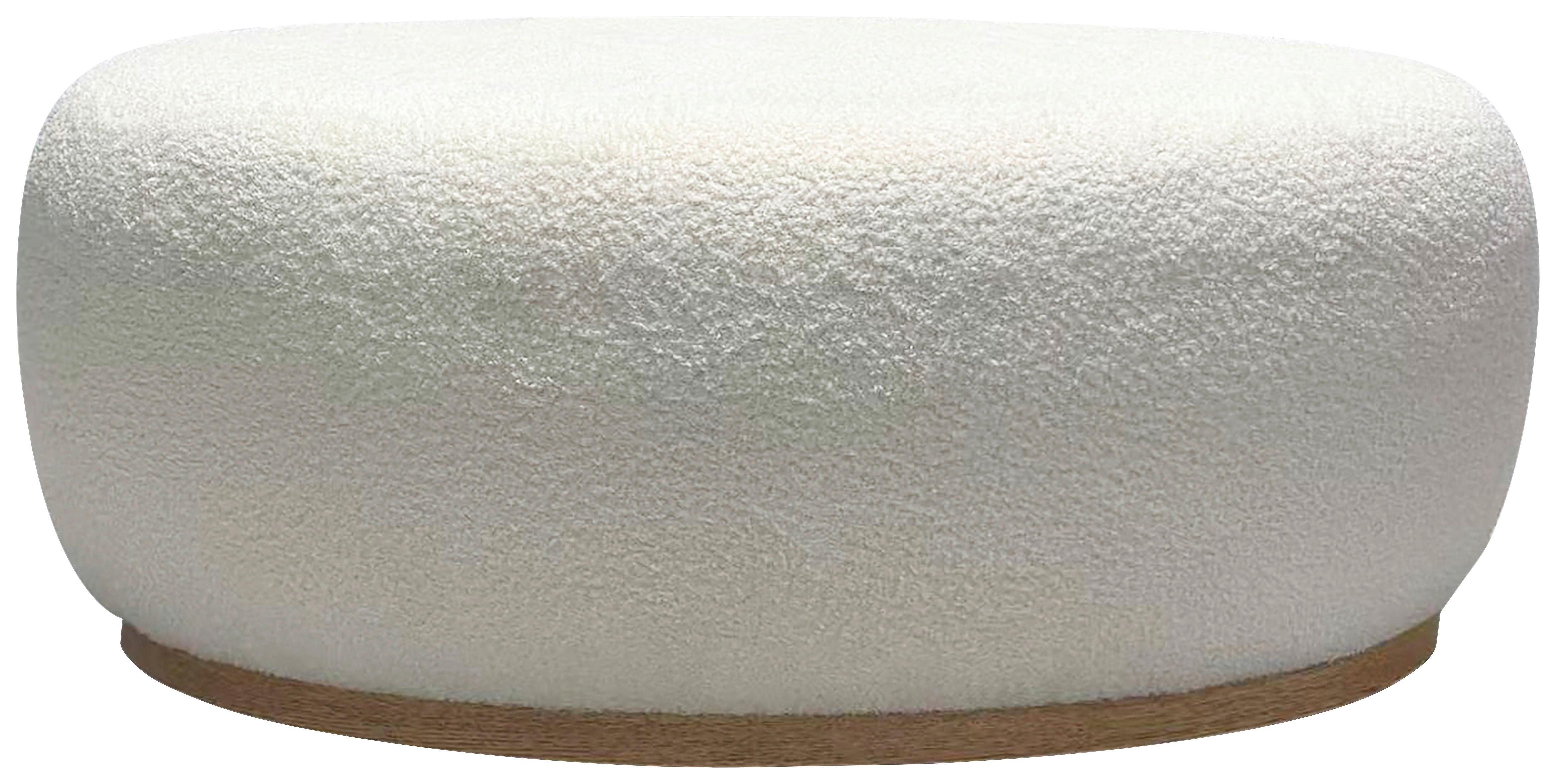 Taburet DARBY - alb, Lifestyle, lemn/textil (88/35/54cm) - Mömax