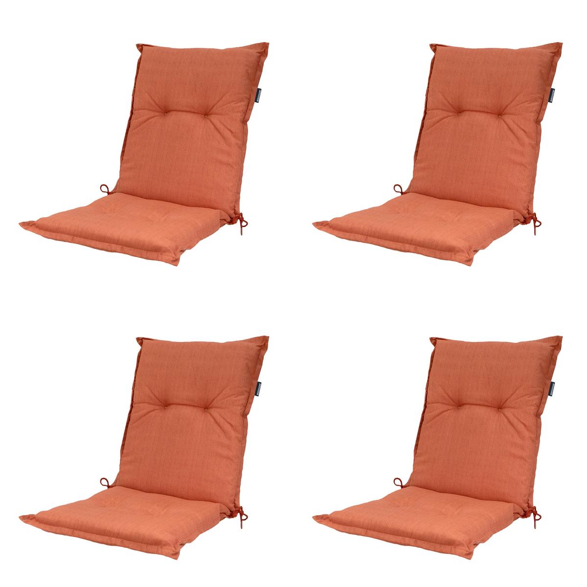 SESSELAUFLAGE BASIC TERRA AUFLAGE NIED - Terracotta, MODERN, Textil (50/2/105cm) - Gardenson