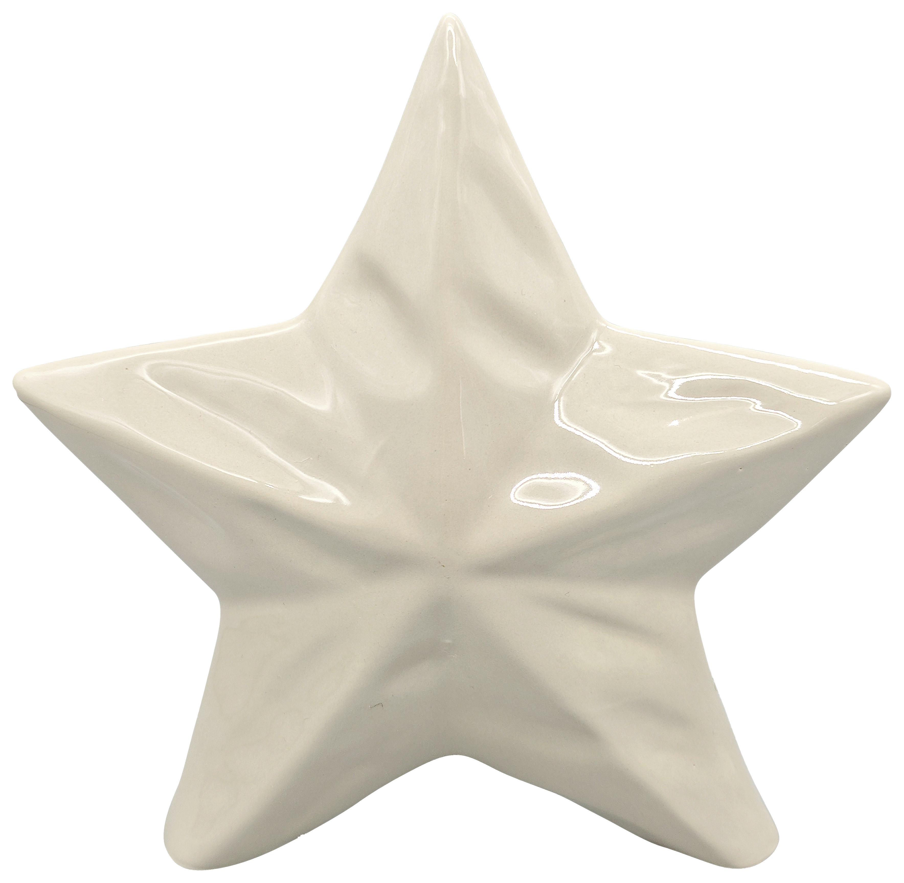 Dekostern Miki Beige - Beige, KONVENTIONELL, Keramik (19,5/19,5/6cm) - Mömax