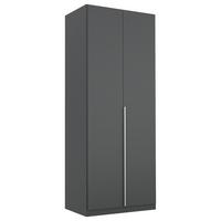 Ormar S Klasičnim Vratima Alabama - siva/boje aluminija, Moderno, drvni materijal (91/229/54cm) - Modern Living