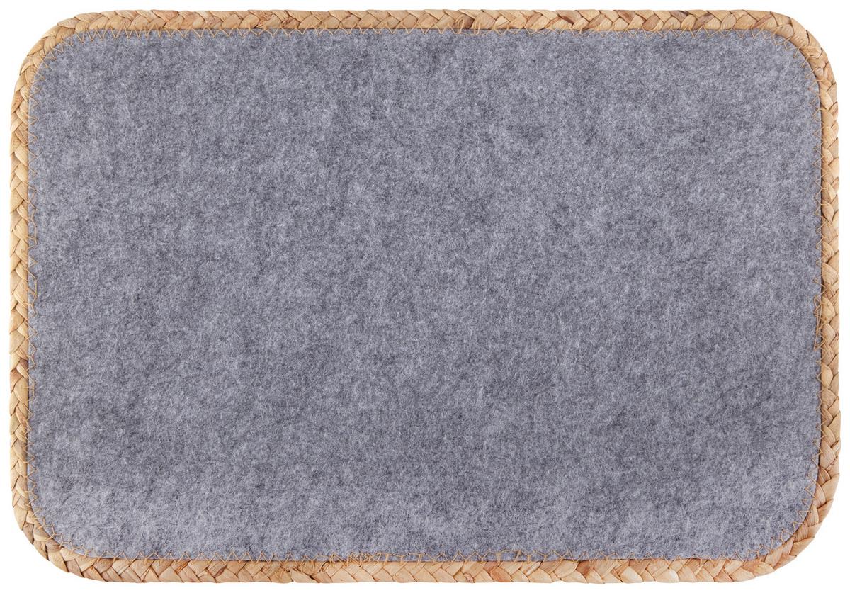 Étkezőalátét Felt - barna/fekete, textil/természetes anyagok (45/30cm) - Trendline