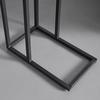SIDOBORD GIORGIA - svart/ekfärgad, Modern, metall/trämaterial (47/27/64cm) - Bessagi Home