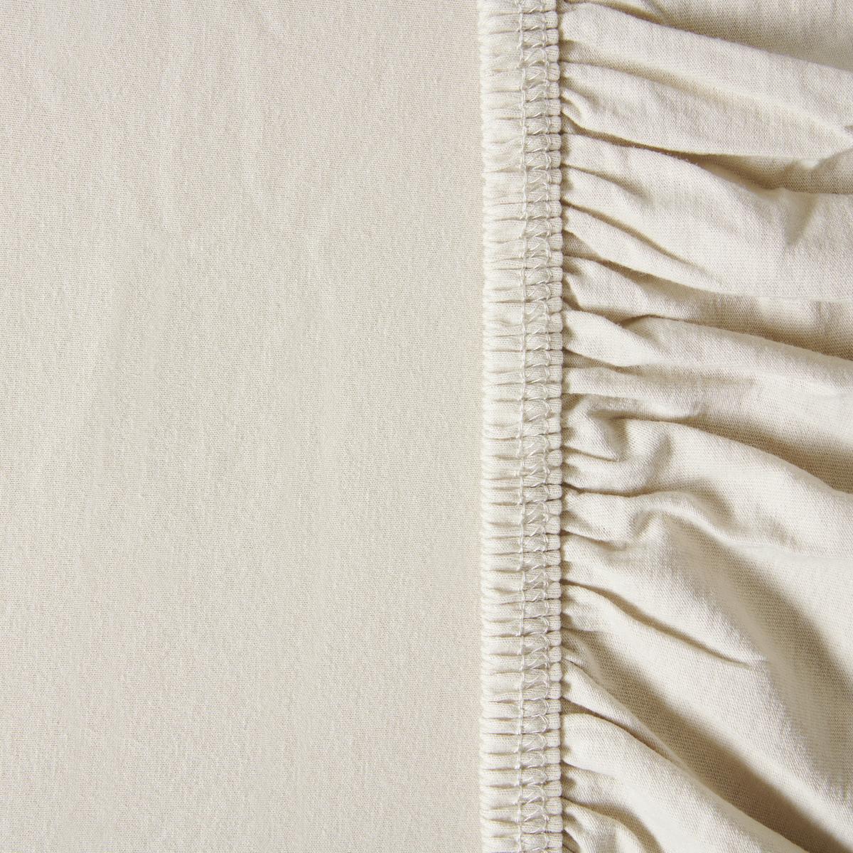 Fixleintuch Bio Greta in Beige ca. 180x200cm - Beige, Modern, Textil (200/180/35cm) - ecoTree