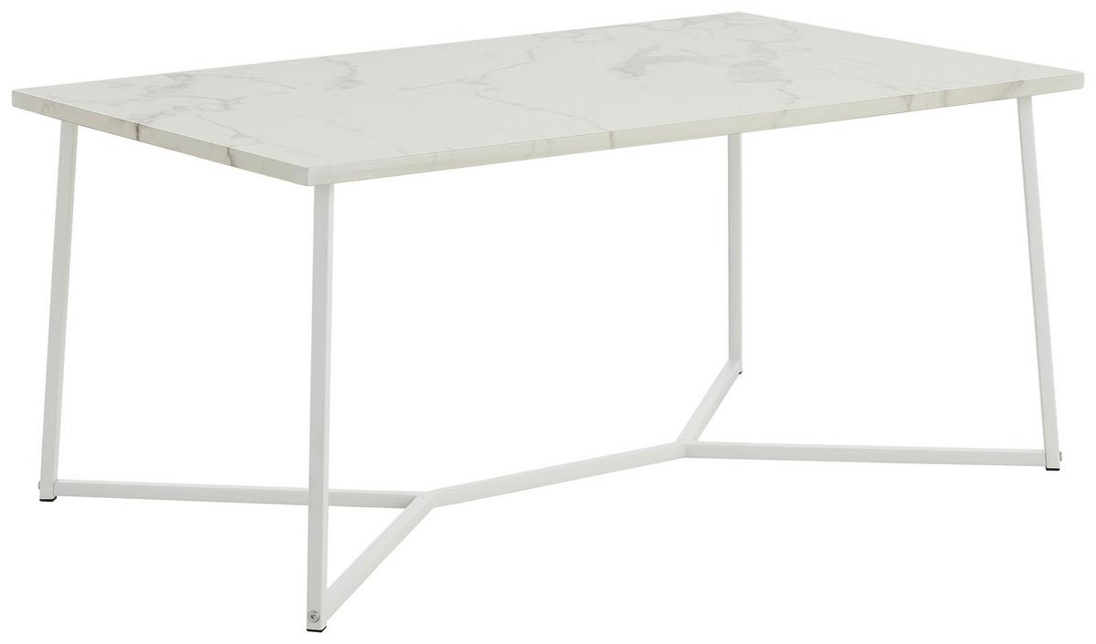 STOLIK KAWOWY GIGLIO - biały, Konventionell, materiał drewnopochodny/metal (100/60/45cm) - MID.YOU