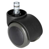 Set Kolesc Za Vrtljivi Stol Rolo, 5-Delni - črna, Basics, kovina/umetna masa (5,1/6/5cm) - MID.YOU