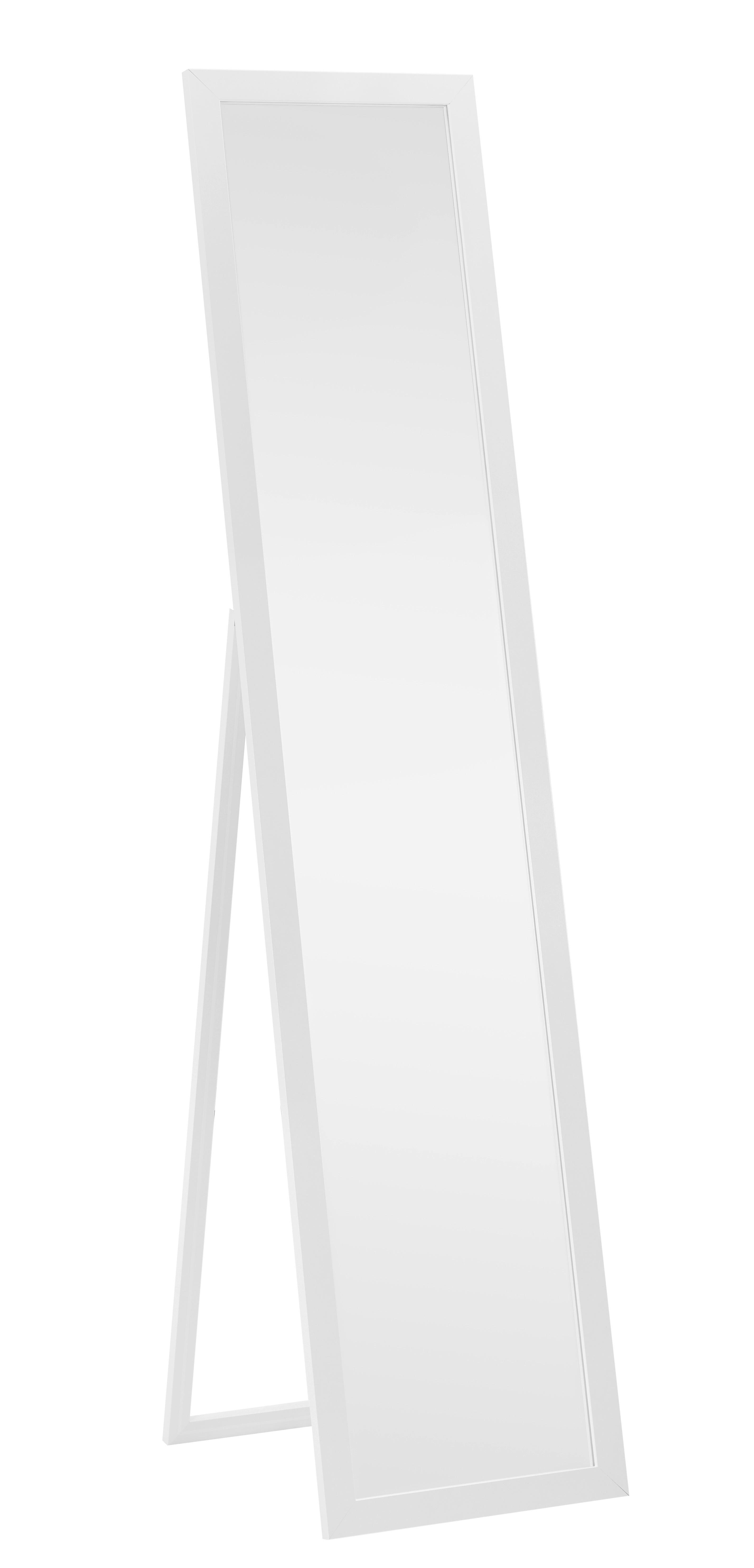 Standspiegel in Weiß - Weiß, MODERN, Glas/Holzwerkstoff (36/156/44cm) - Mömax