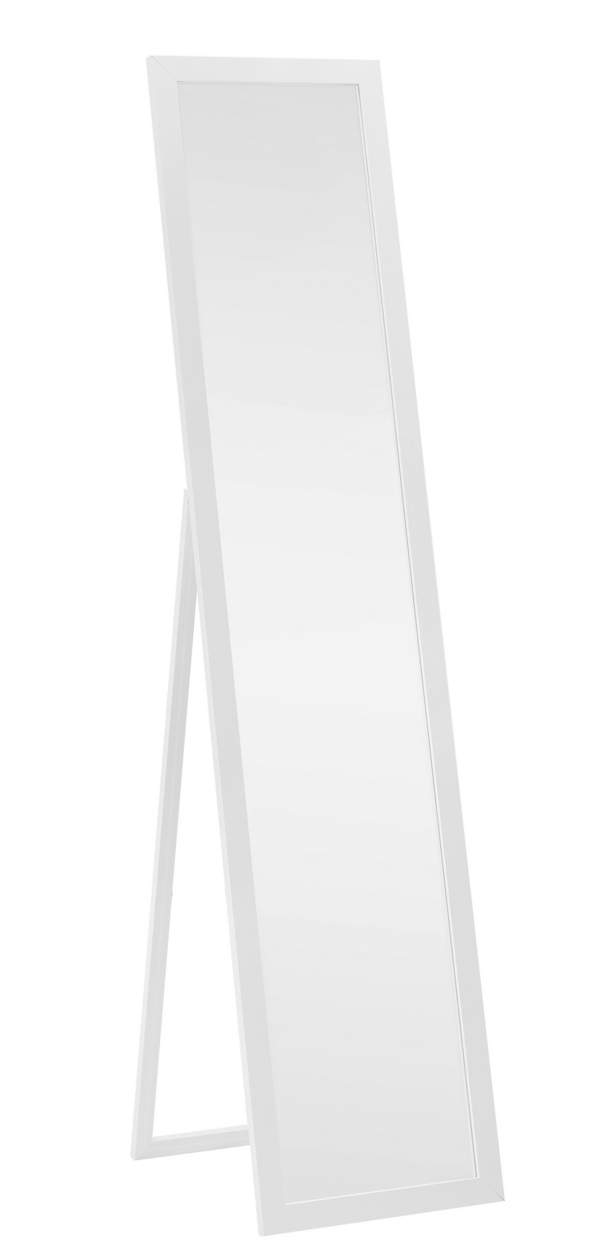 Standspiegel in Weiß - Weiß, MODERN, Glas/Holzwerkstoff (36/156/44cm) - Mömax
