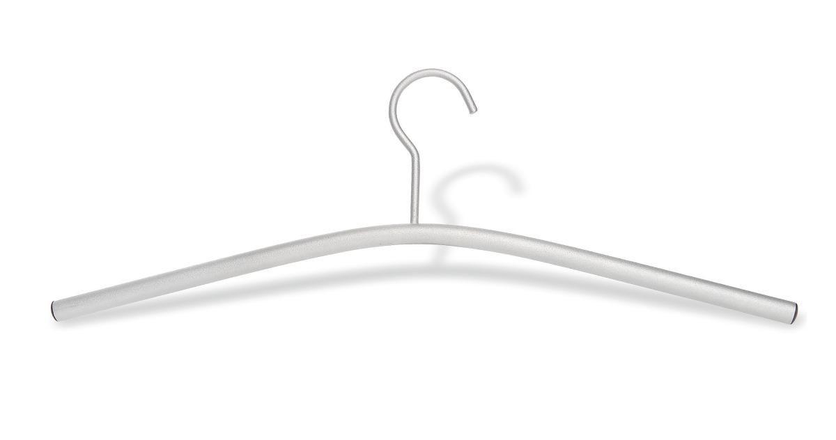 Kleiderbügel in Alufarben aus Stahl - Alufarben, Metall (45cm) - Carryhome