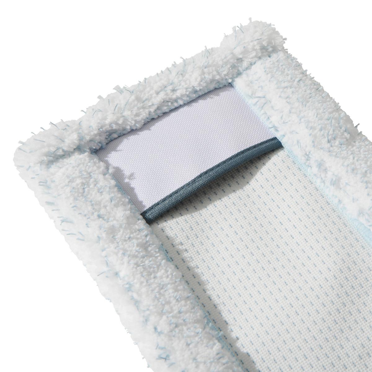 Wischbezug Paula Weiß/Türkis - Türkis/Weiß, KONVENTIONELL, Textil (17/4/27cm) - Mömax