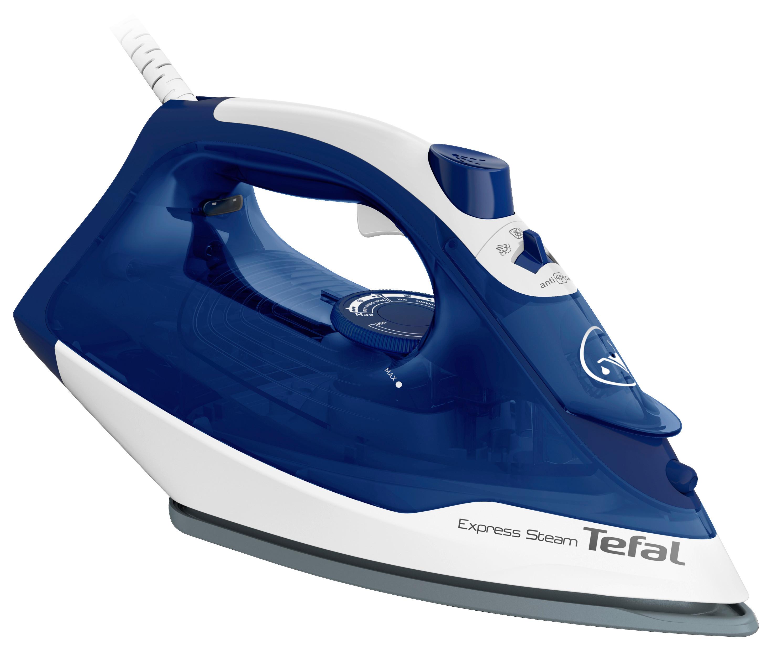 ŻELAZKO PAROWE FV2838 - niebieski/biały, Basics, tworzywo sztuczne (30/13/15cm) - Tefal