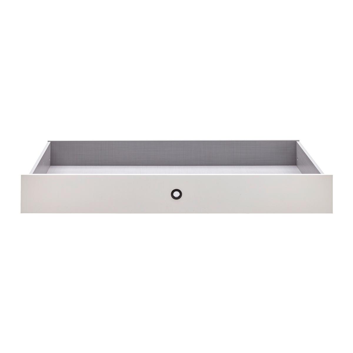 Posteljni Predal Leo -Exklusiv- - bela, Konvencionalno, kovina/leseni material (141/20/61cm) - Premium Living