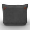 BÄDDFÅTÖLJ MACY - mörkgrå, Modern, metall/textil (83/70/84cm) - Bessagi Home